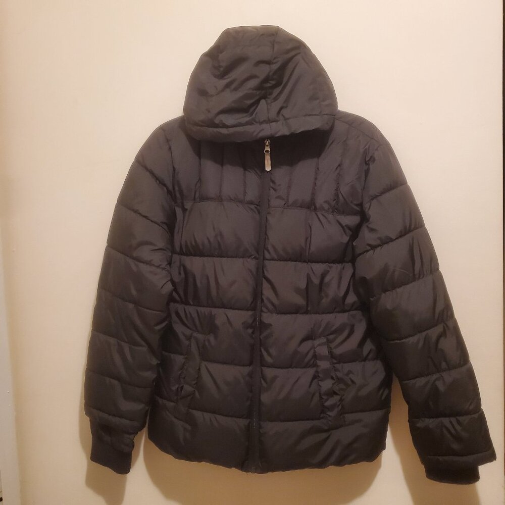 Kids Wonder Nation Black Puffer Jacket Size XL